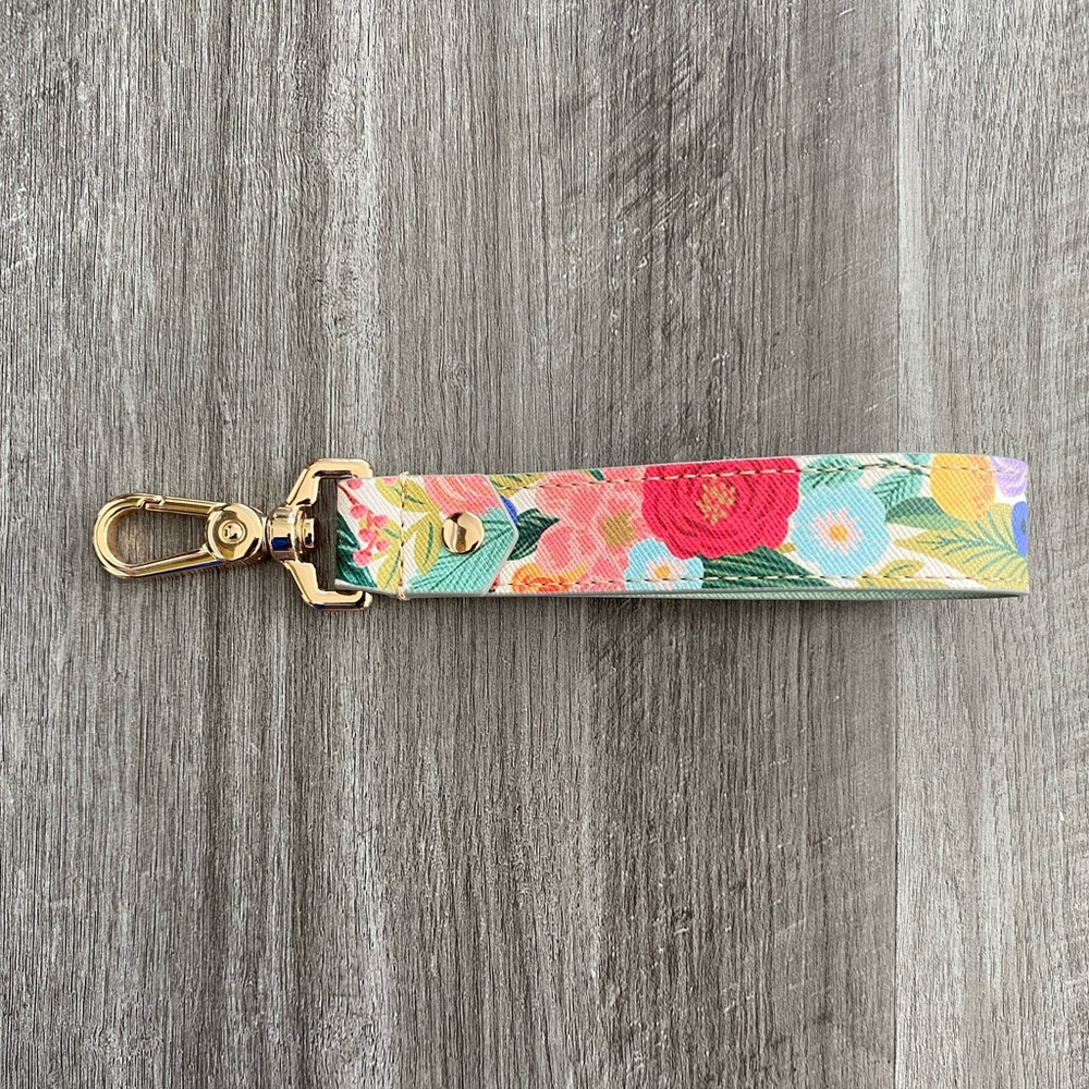 RIFLE PAPER CO. Garden Party Key Chain/Clip | Foil Stamped Logo